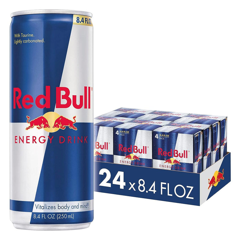 Red Bull Energy Drink, 8.4 Fl Oz, 24 Cans (6 Packs of 4)